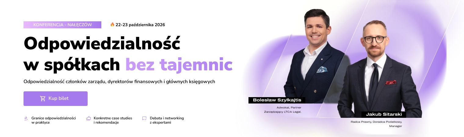 Konferencja Odpowiedzialność w spółkach