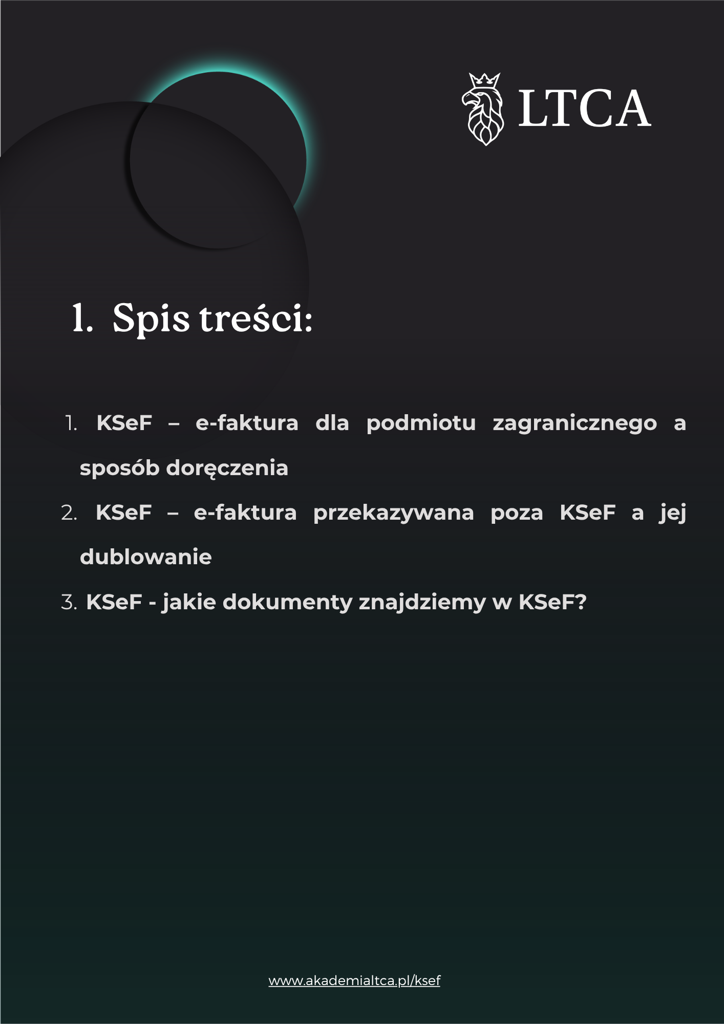 Spis treści - Newsletter KSeF 03.06.2025