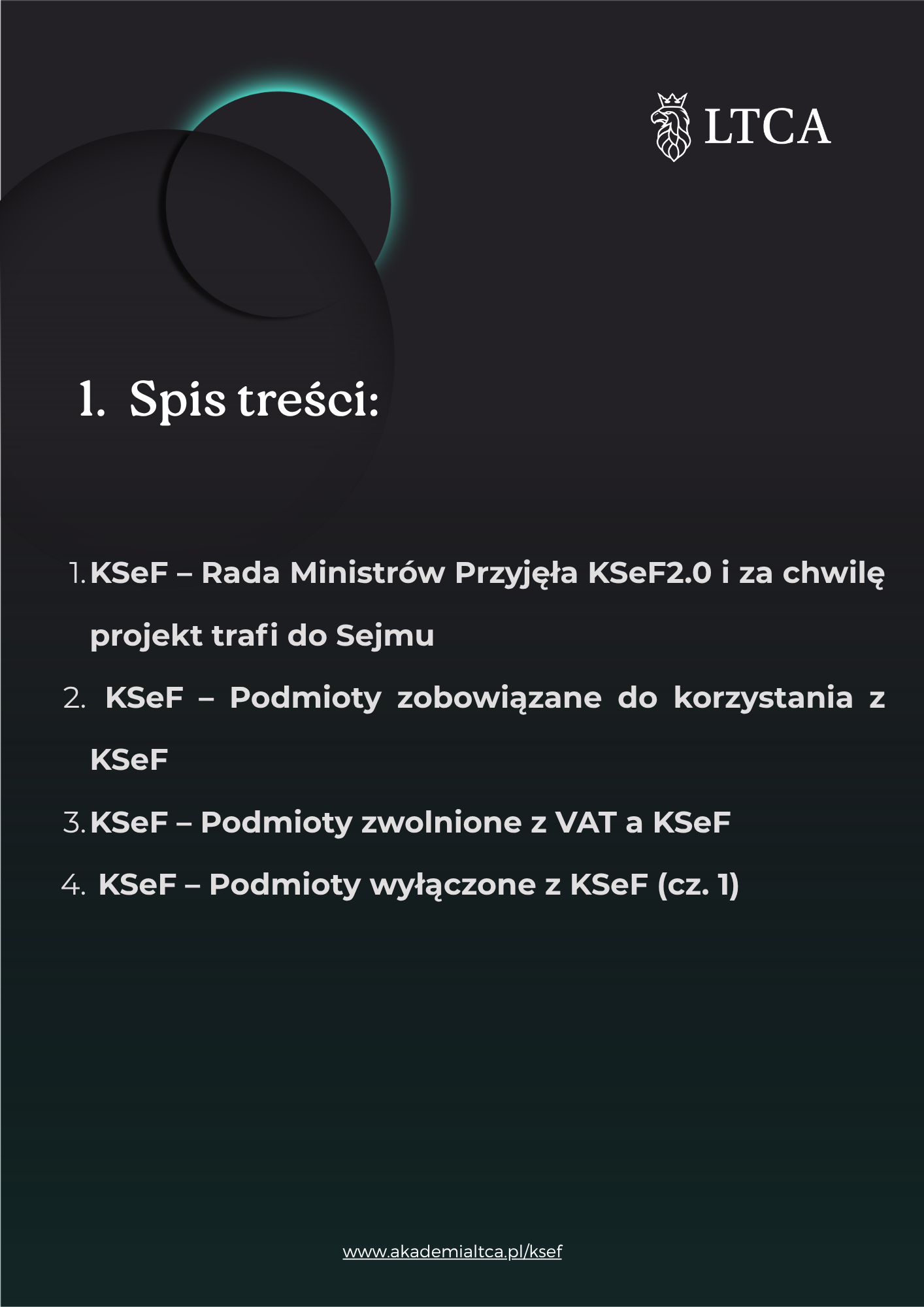 Spis treści - Newsletter KSeF 01.07.2025