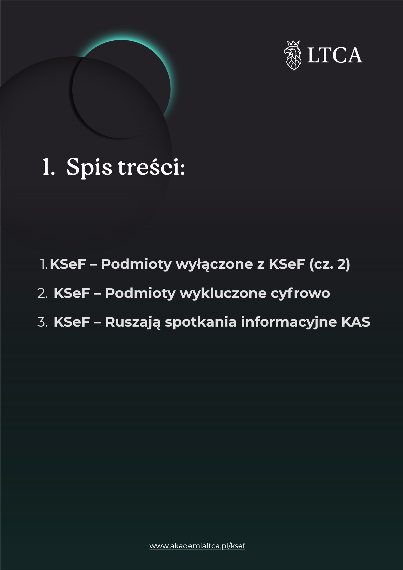 Spis treści - Newsletter KSeF 15.07.2025