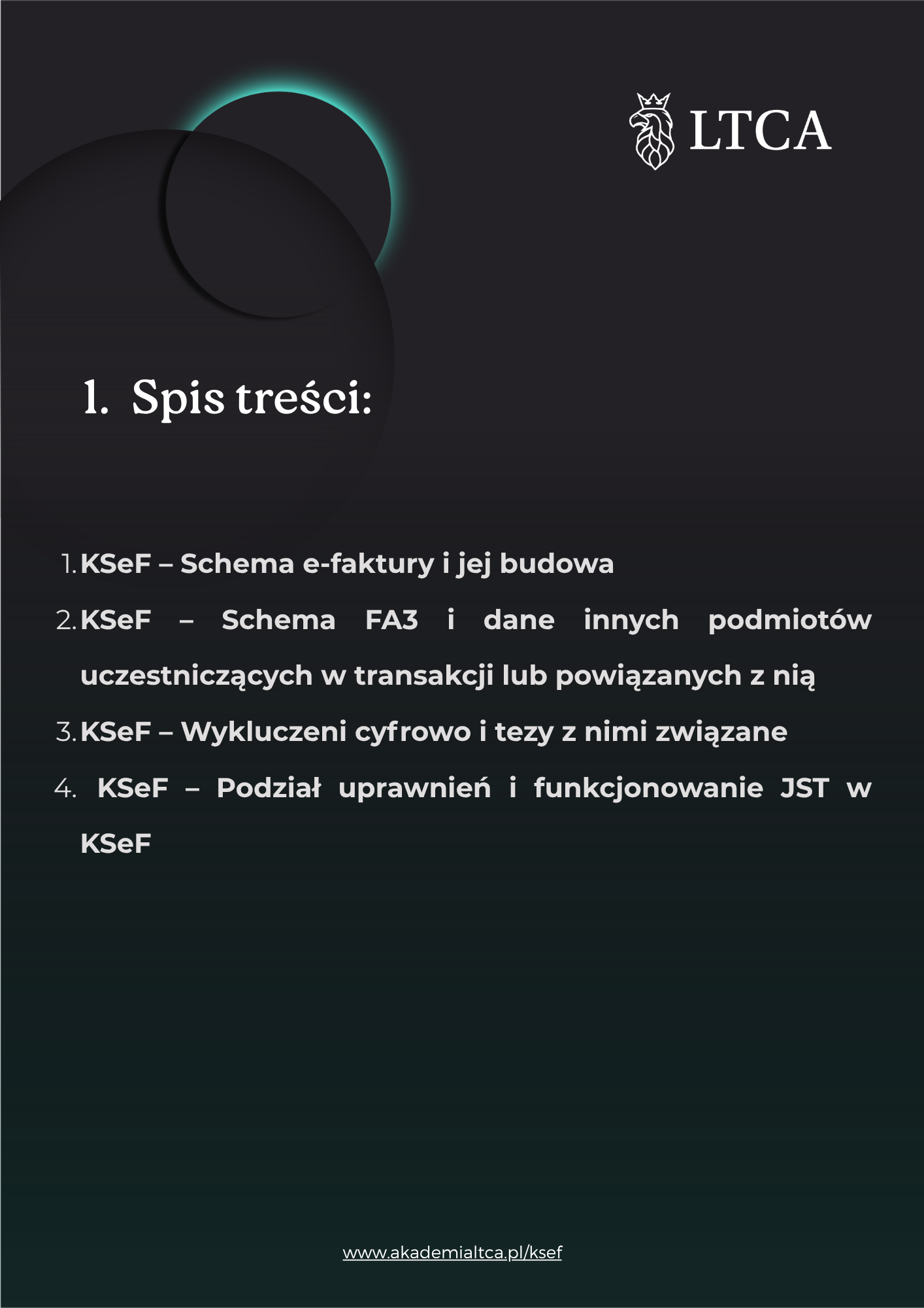 Spis treści - Newsletter KSeF 07.08.2025