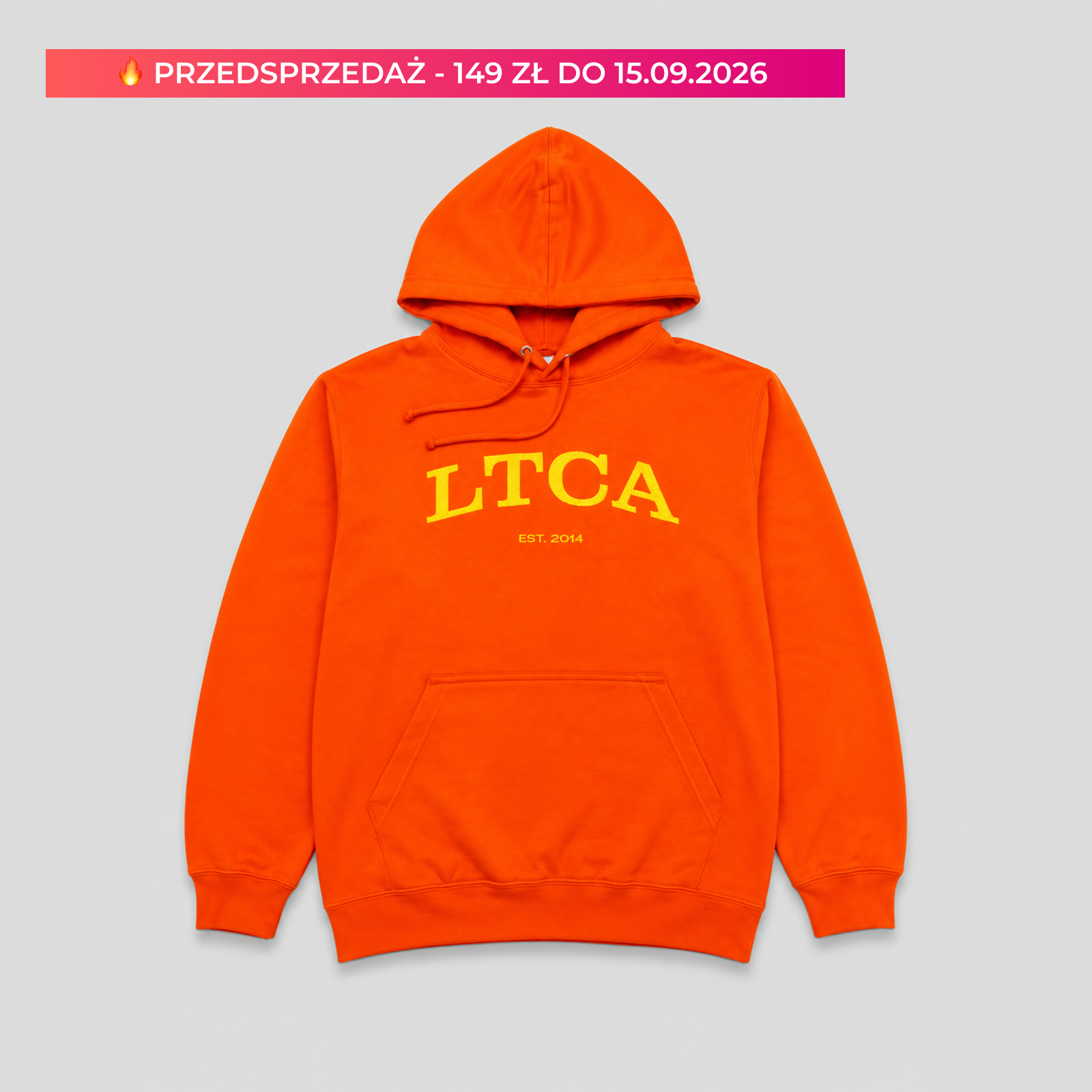 Pomarańczowa bluza LTCA
